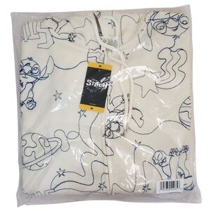 Character Women's Embroidered Zip Hoodie Stitch NWT